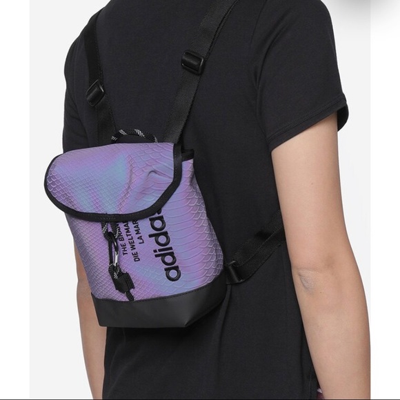 ADIDAS |bp mini backpack new! Purple and black